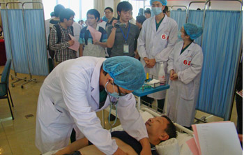 田洪强在体格检查